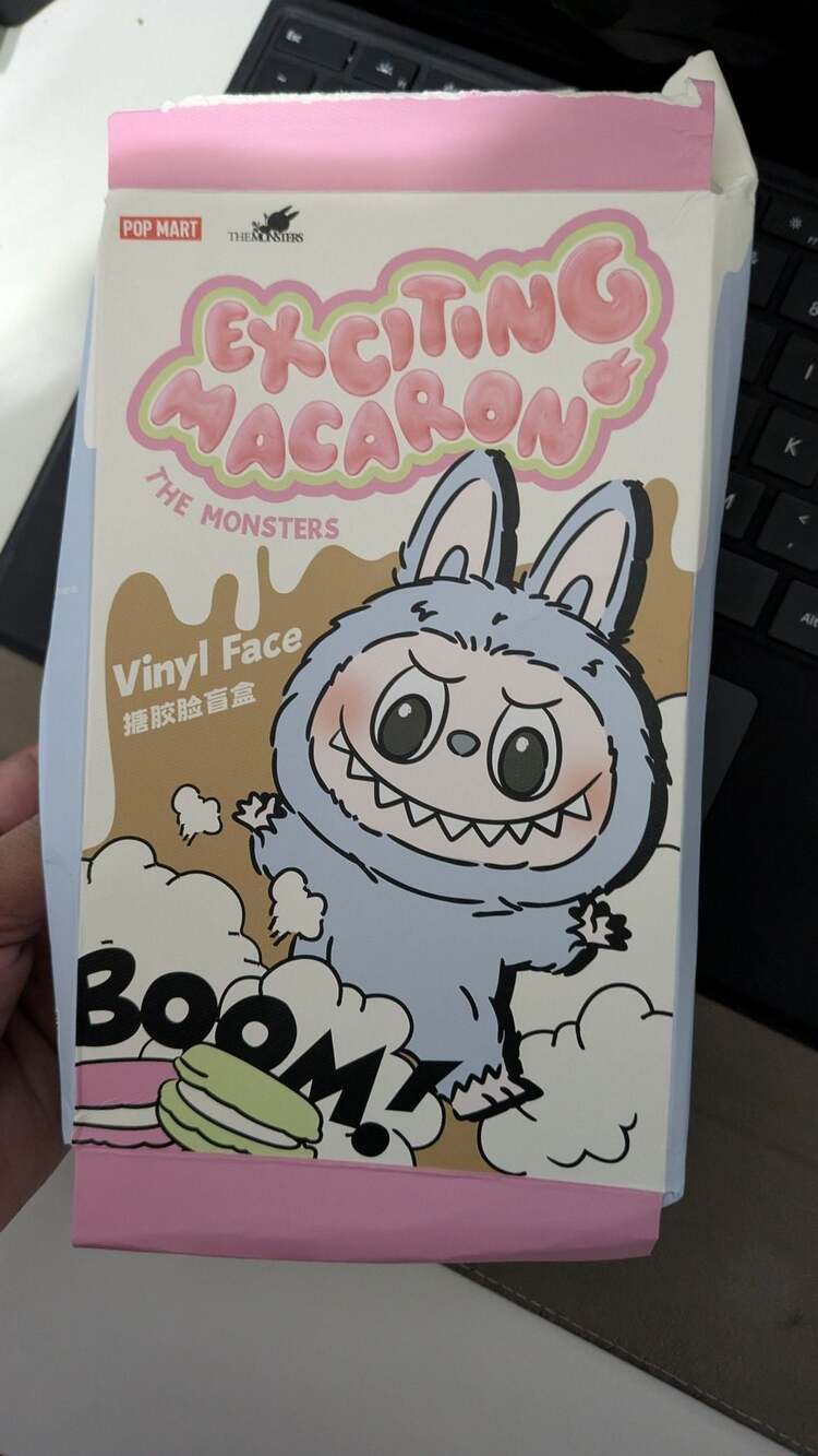 Pop Mart labubu the monsters exciting macaron toffee plush figure